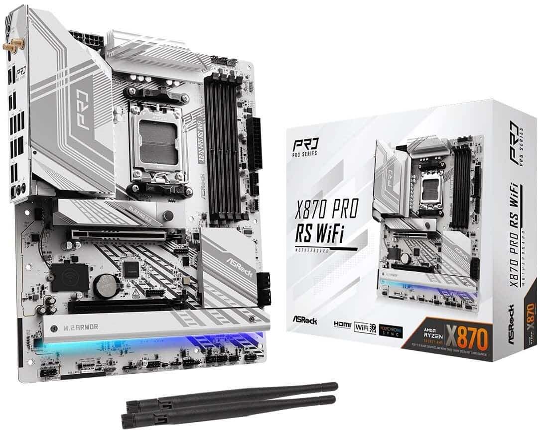 Płyta główna ASRock X870 Pro RS WiFi Socket AM5