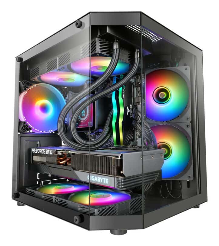 TACENS MARS MC-3TLITE 1X120 FRGB FAN mATX - Obudowa