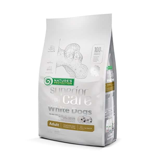 Nature's Protection White Dogs Adult Small 1.5kg