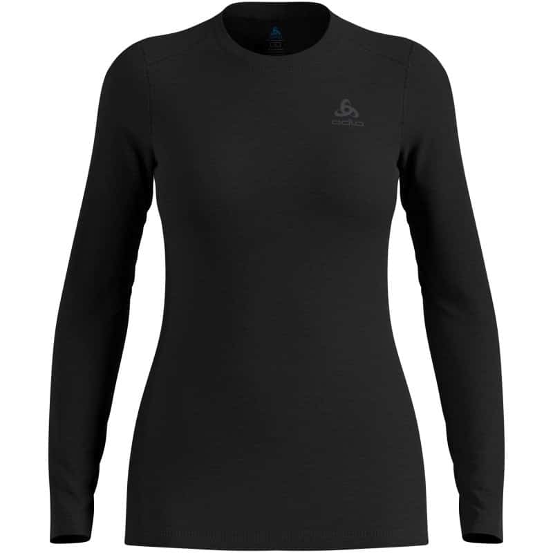 Koszulka termoaktywna Odlo BL TOP Merino S, czarna