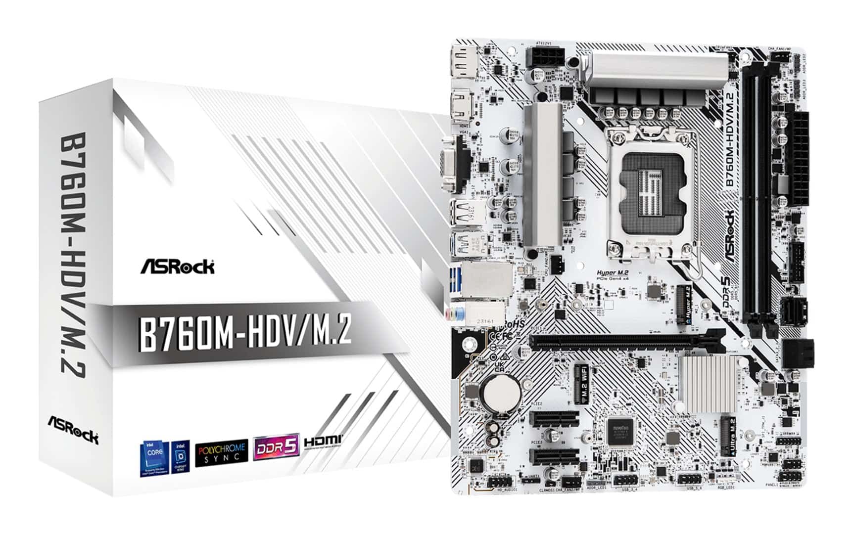 Płyta główna Asrock B760M-HDV/M.2 Socket 1700