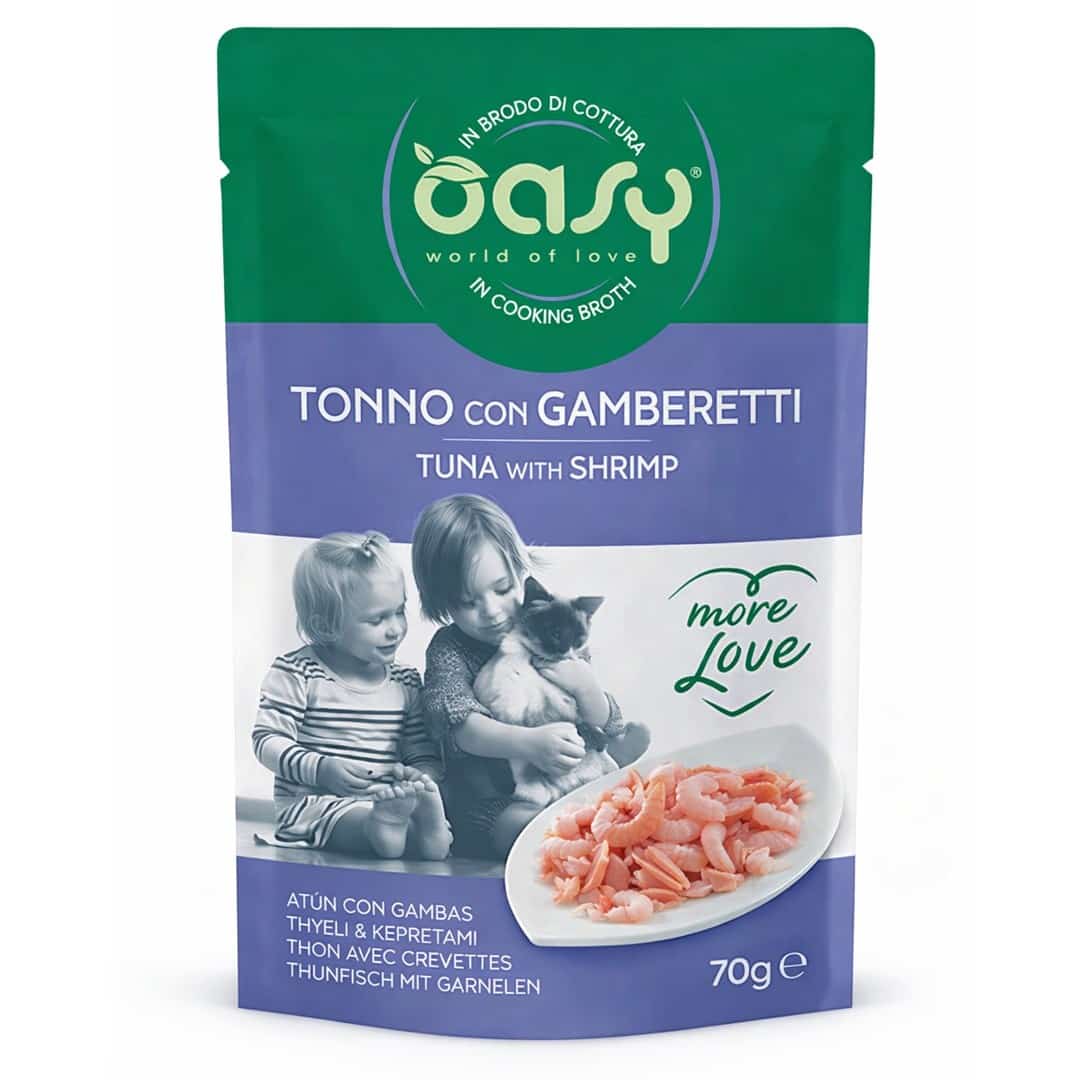 Oasy More Love Tuna with shrimp 70gr