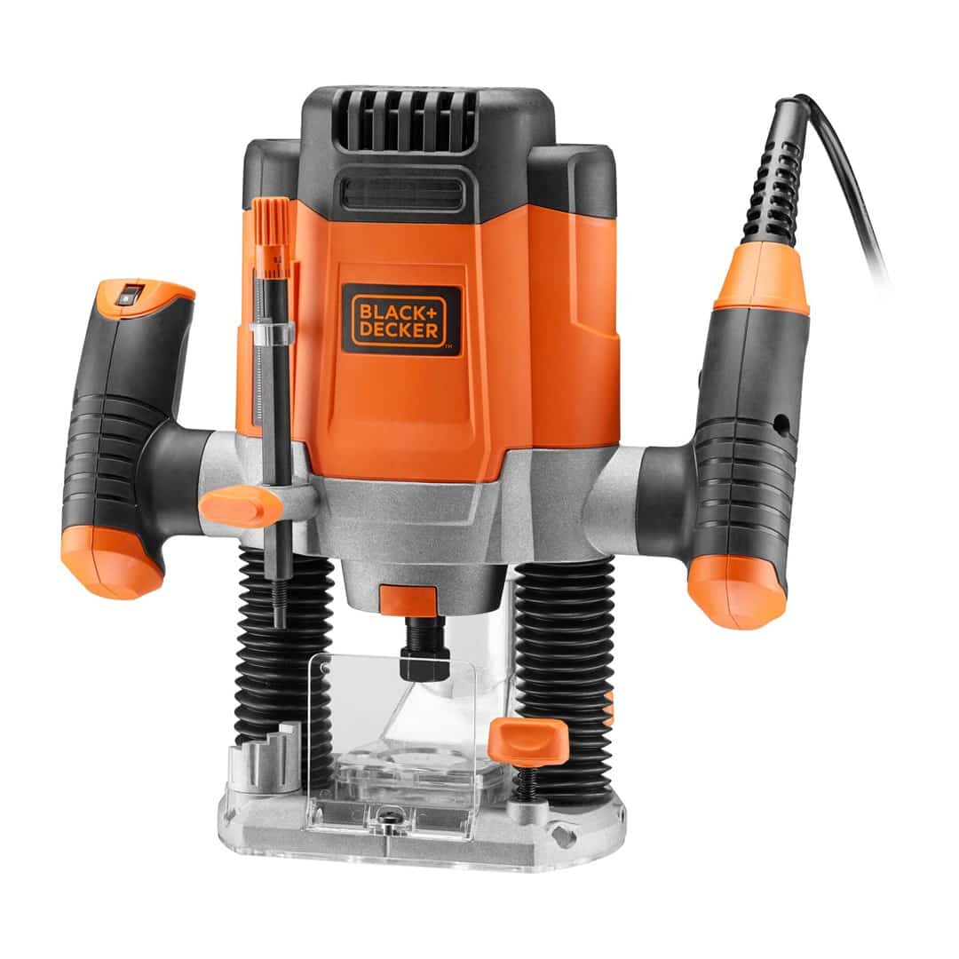 Frezarka KW1200EKA-QS BDE 1200W Szara, Pomarańczowa, Czarna