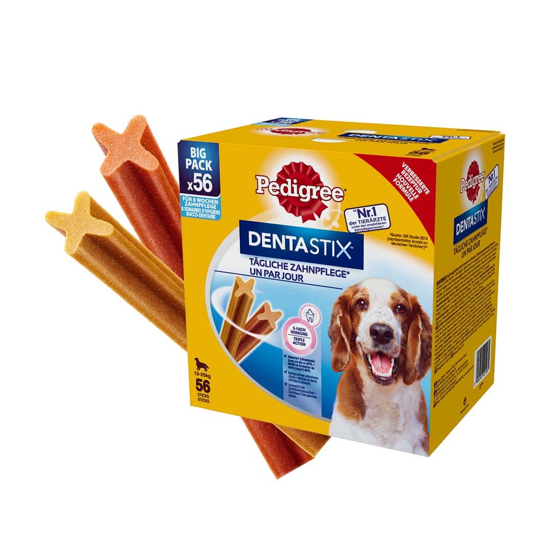 PEDIGREE DentaStix Medium - 56 sztuk (8 x180g)