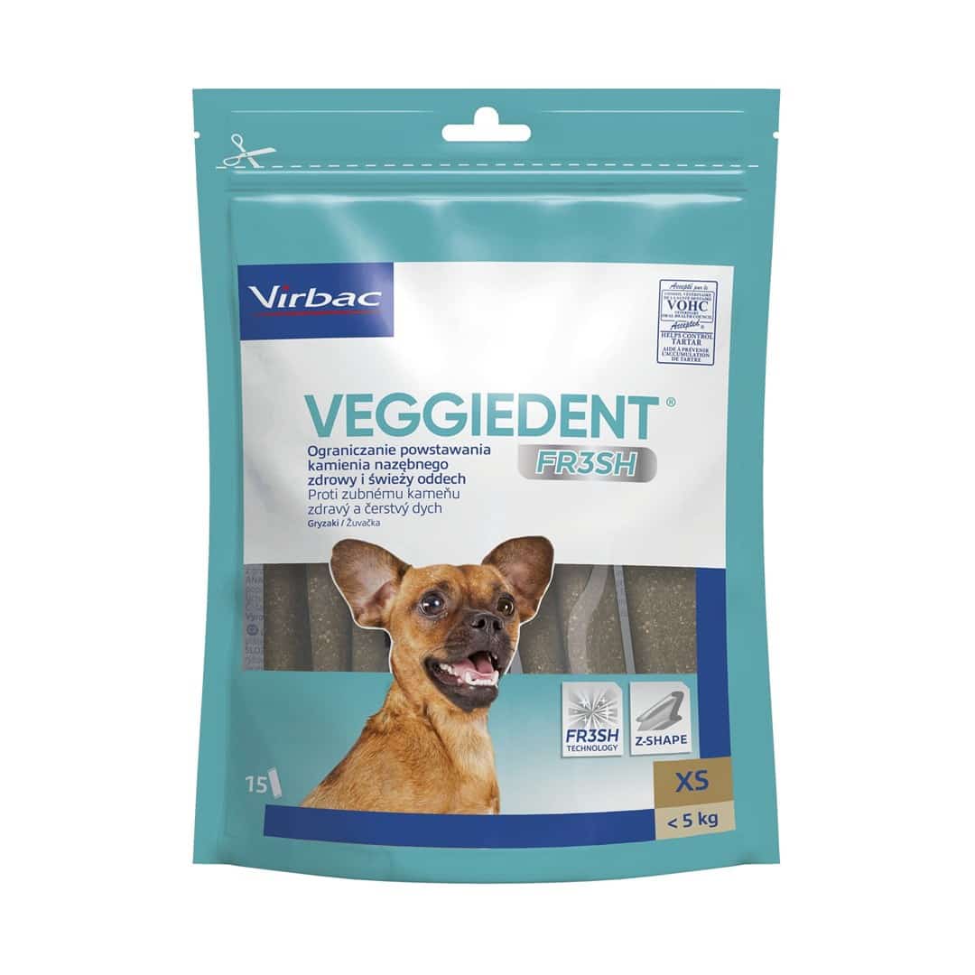 VIRBAC VEGGIEDENT FRESH Gryzaki dla Psa Saszetka