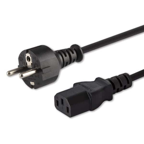 Kabel SAVIO CL-138 C13-Schuko, 1,8m, czarny