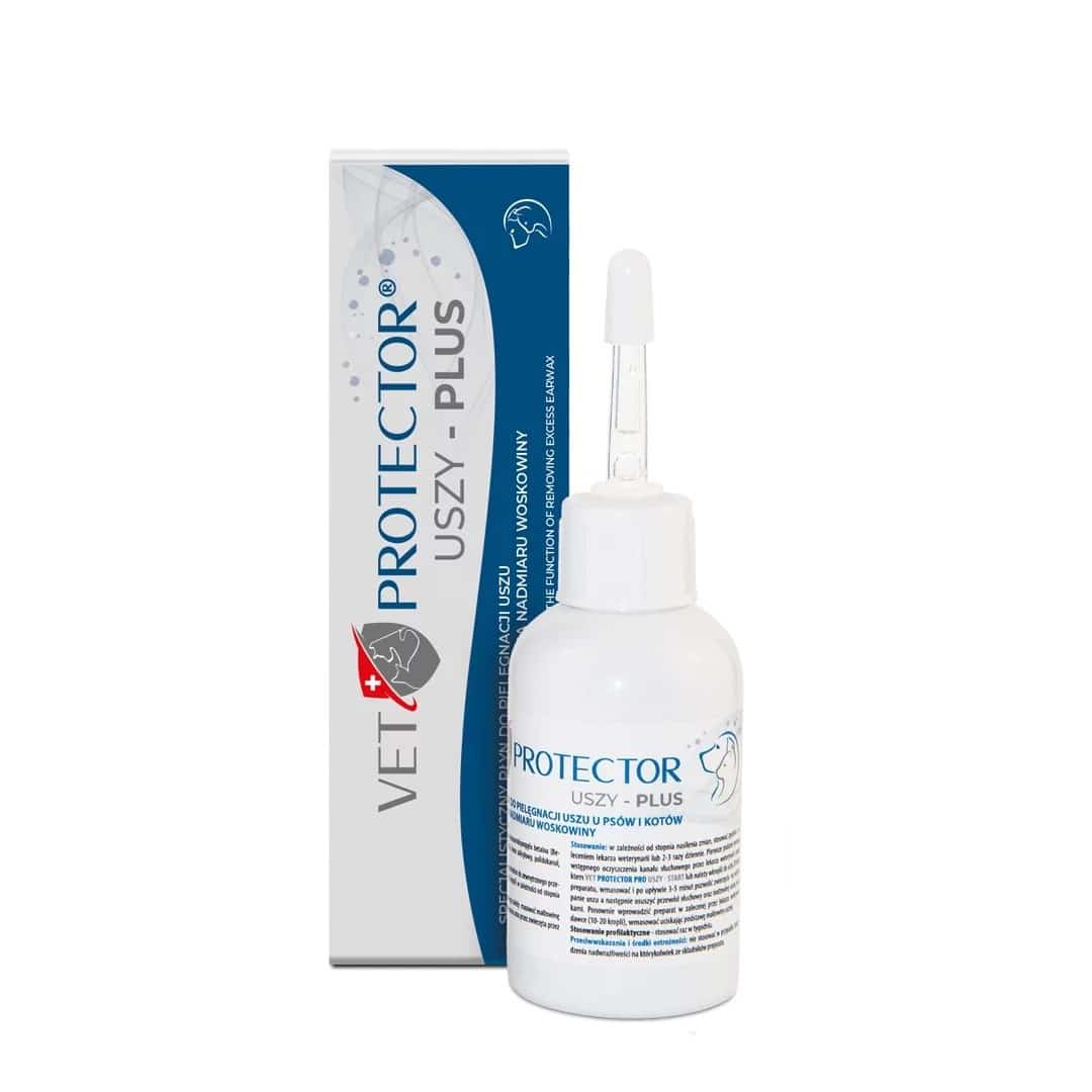 JM SANTE VET PROTECTOR USZY PLUS 50 ml - Dla Kota i Psa