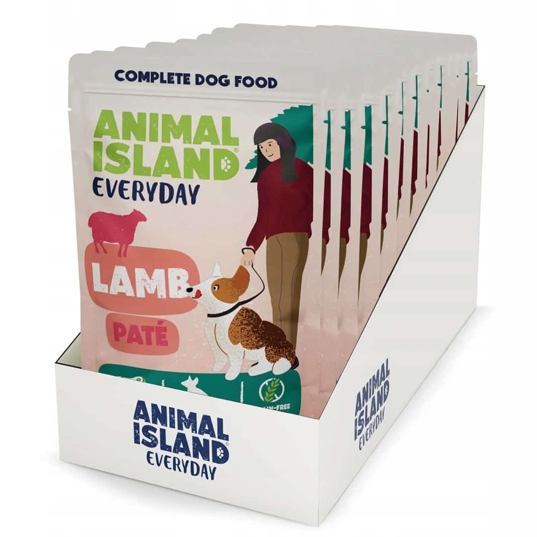 ANIMAL ISLAND Everyday jagnięcina, pasztet, 10szt x 150g