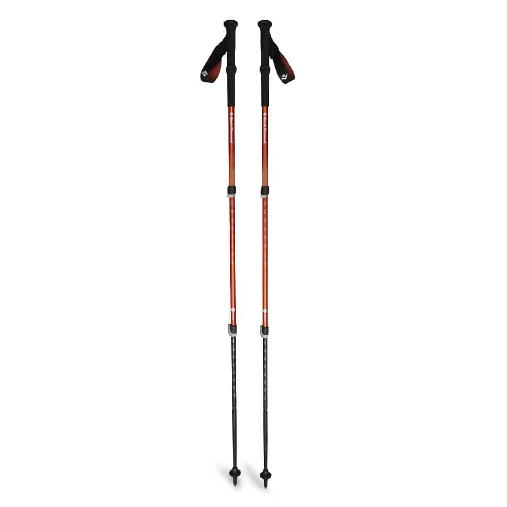 Kije trekkingowe Black Diamond Trail Back, burnt sienna
