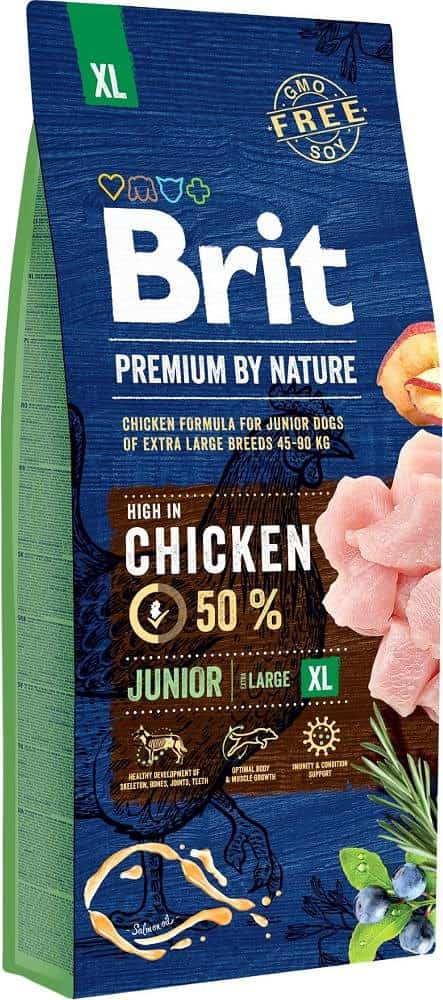 BRIT PREMIUM BY NATURE Junior XL - Sucha Karma 15 kg