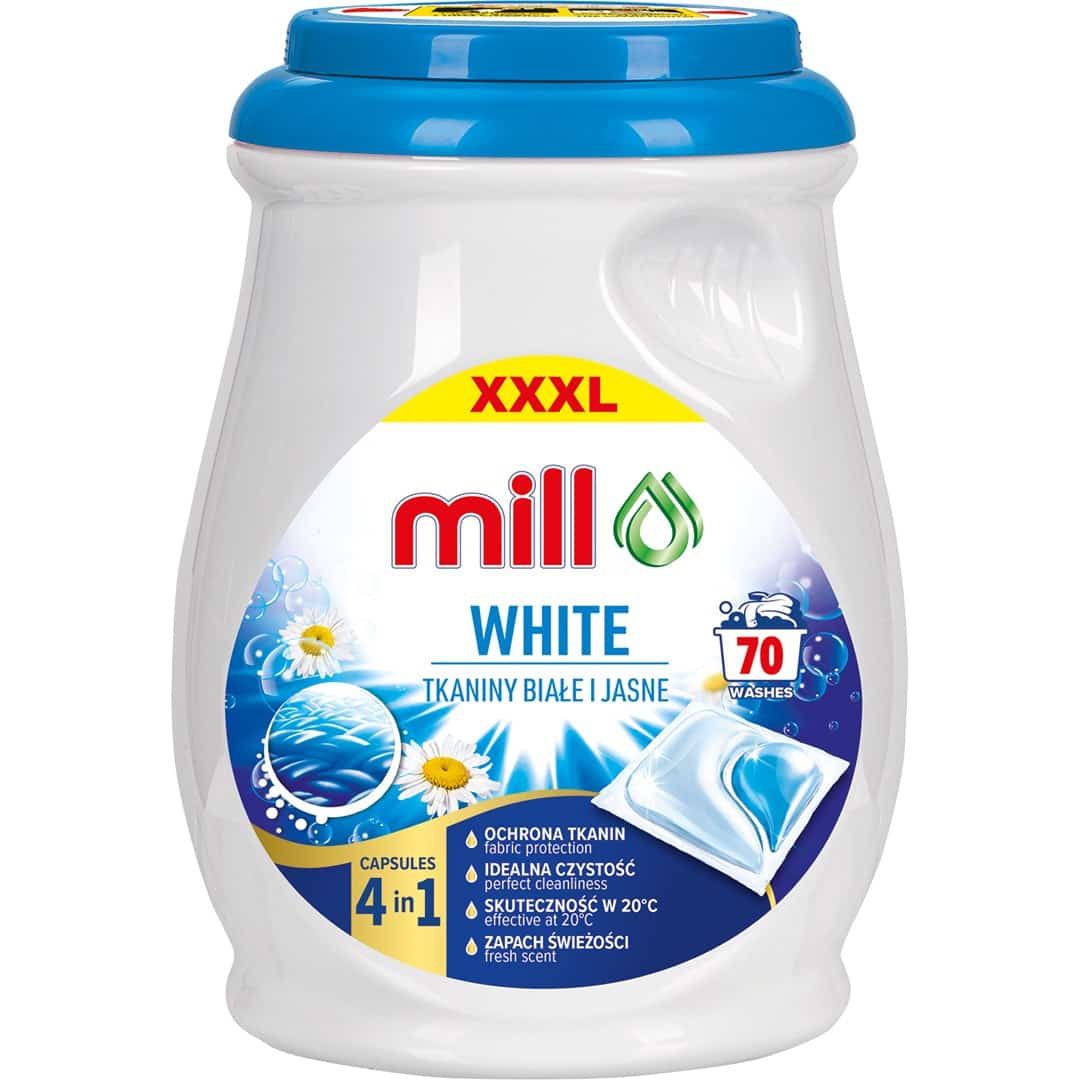 MILL PRO Kapsułółki 2k White 70szt MADONIS