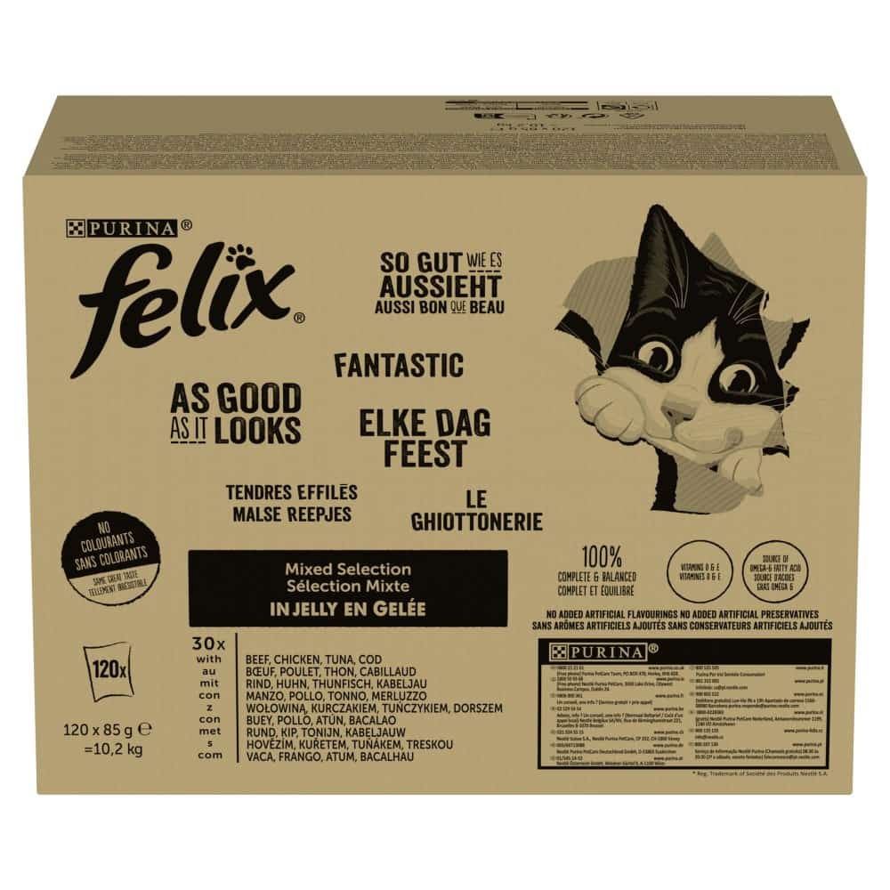 PURINA Felix MIX Smaków - 120x85 g