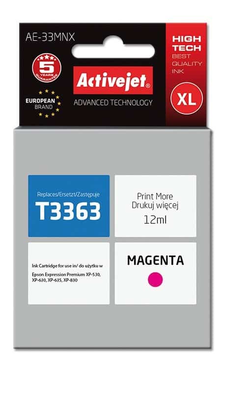 Activejet AE-33MNX Tusz Zamiennik Epson 33XL
