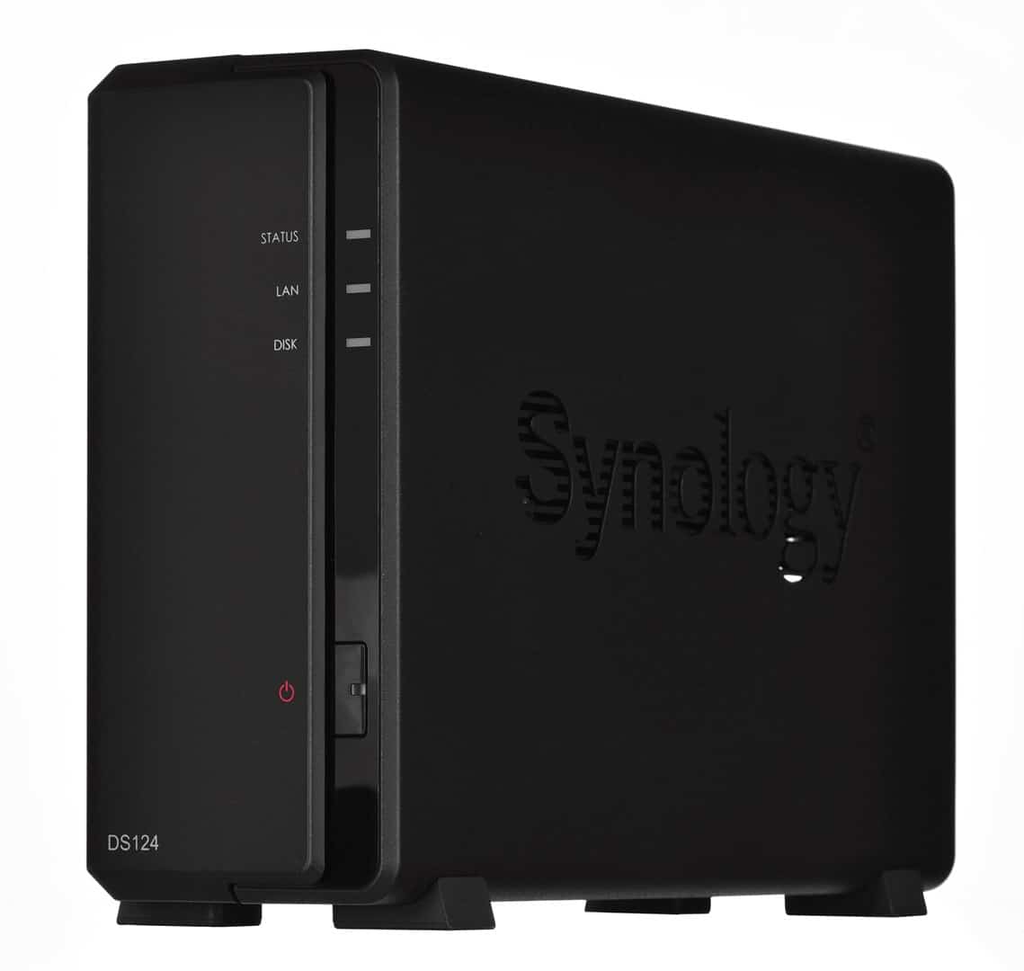 NAS Synology DS124; 1x 3.5" HDD; RTD1619B