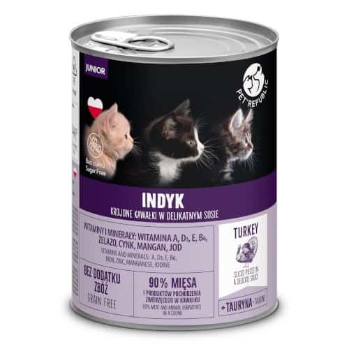 PetRepublic dla kota z indykiem 400 g