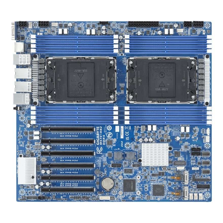 Płyta główna Gigabyte MS73-HB2 LGA4677 Intel Xeon (2x Socket, DDR5, 42U)