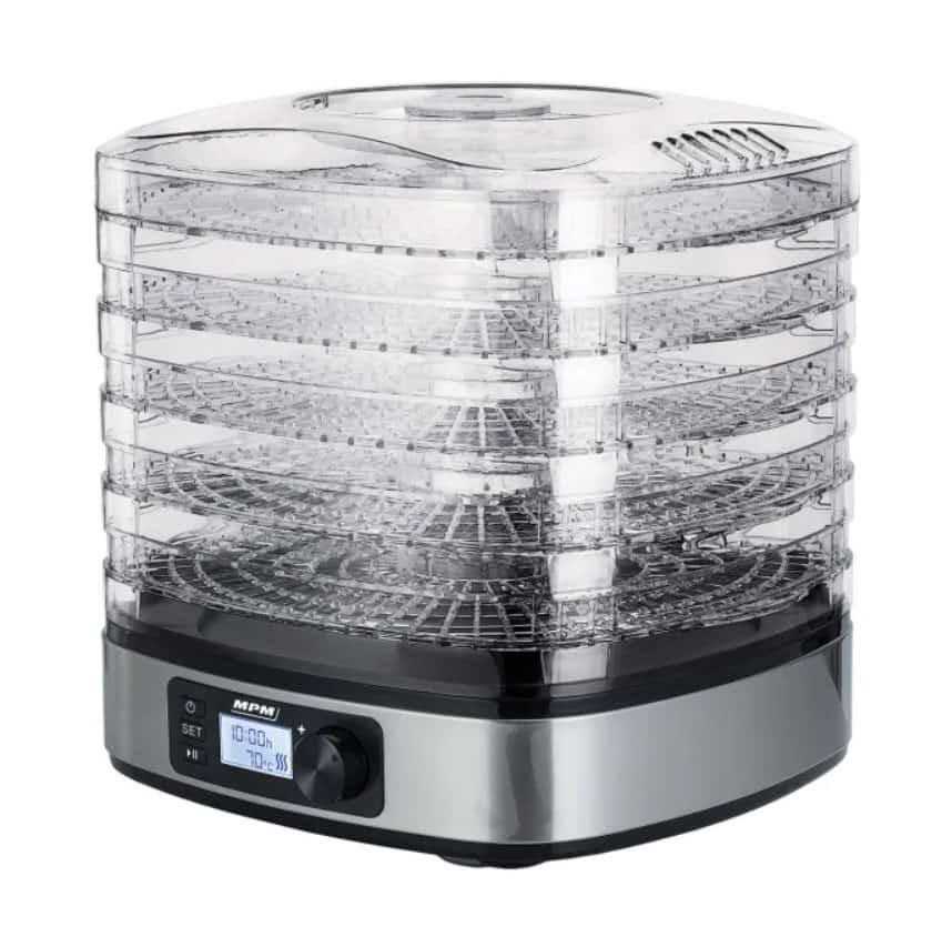 Suszarka spożywcza MPM MSG-12, 5 sit, elektroniczny wyświetlacz, 380W