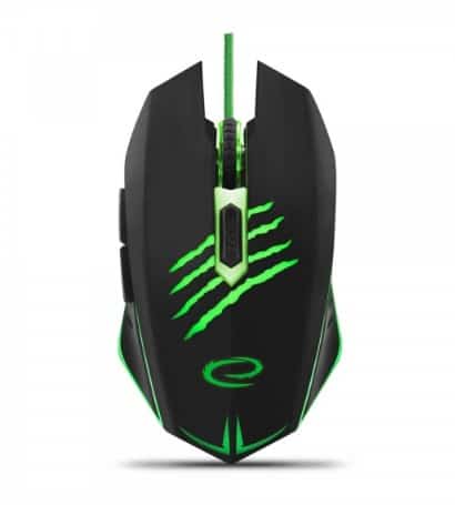 Mysz Esperanza MX209 Claw EGM209G - 2400 DPI, czarna