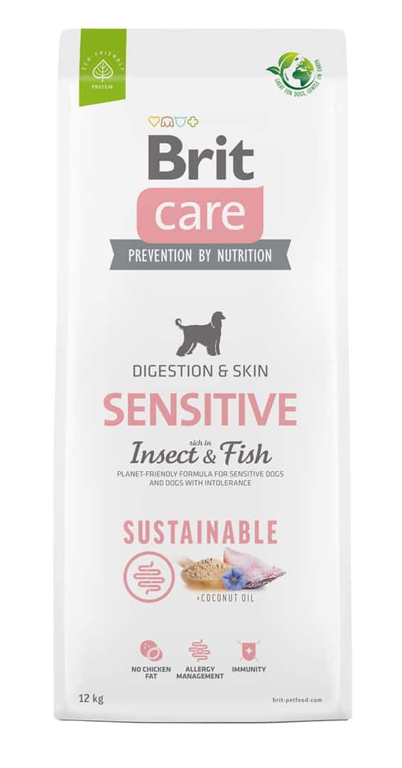 Brit Care Sustainable Sensitive Insect & Fish - 12 kg