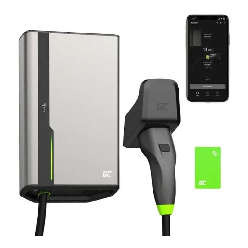 Wallbox Green Cell HabuDen 22kW 32A - kabel 7,5m z NFC