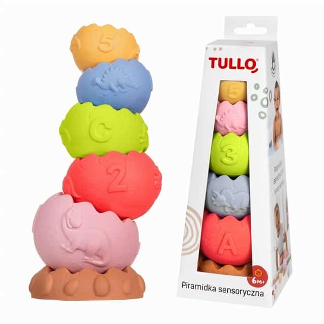Tullo Piramida Sensoryczna Wielokolorowa