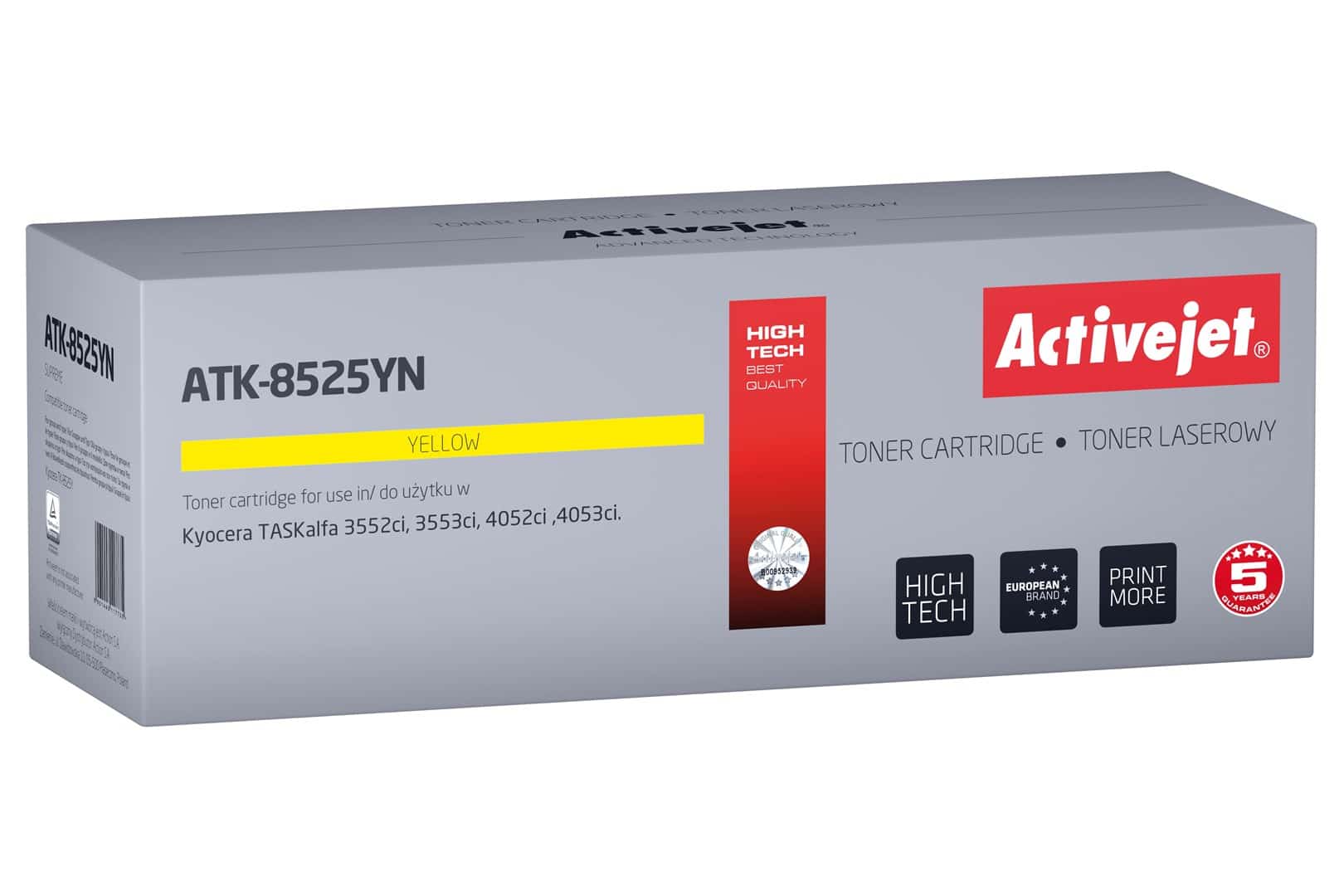 Activejet ATK-8525YN Toner - Zamiennik Kyocera TK-8525Y