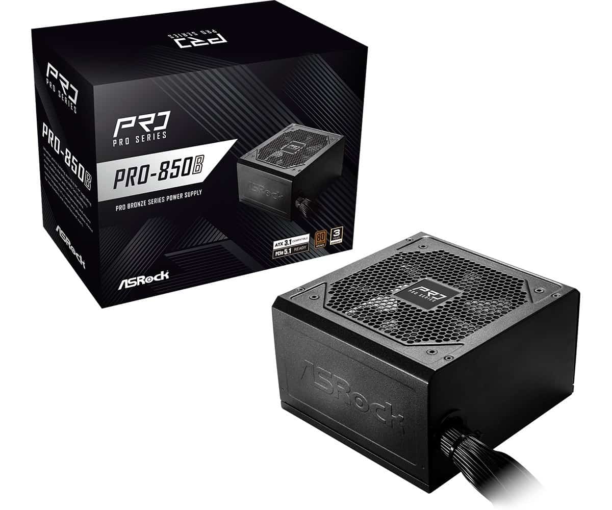 Zasilacz ASRock PRO-850B 850W 80 PLUS Bronze
