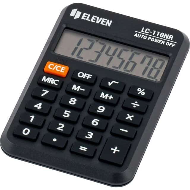 Eleven LC-110NR Kalkulator Biurowy Czerwony