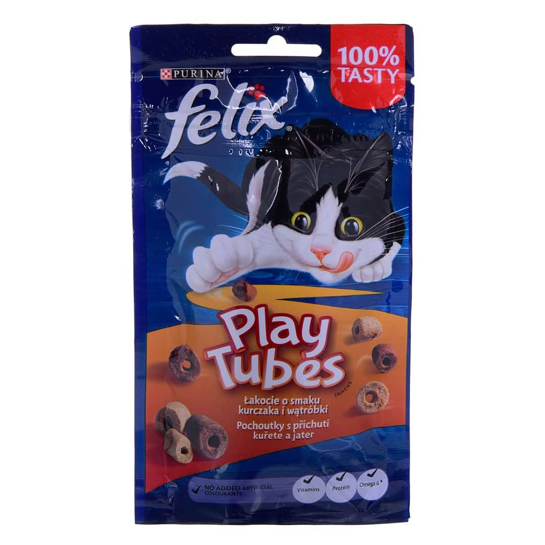 FELIX Play Tubes Kurczak, Wątróbka - 50 g