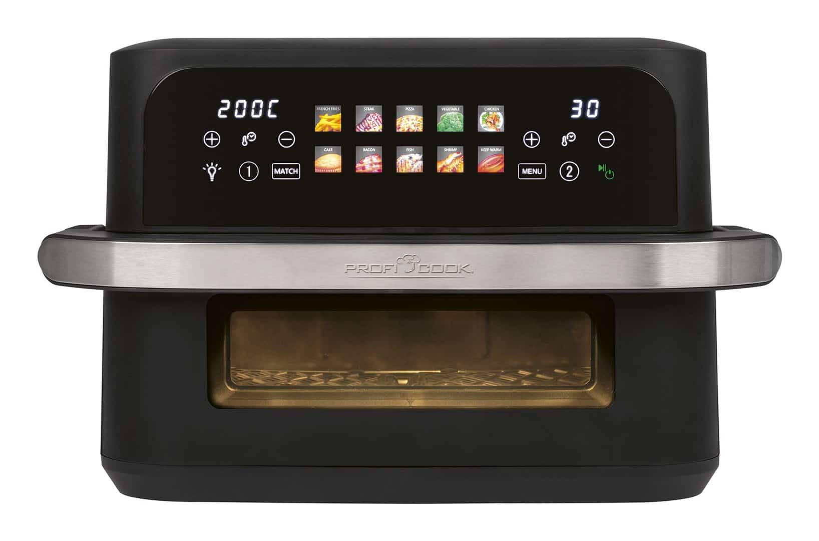 Frytkownica beztłuszczowa 2400W PC-FR 1313 PROFICOOK, 10 programów, 200°C