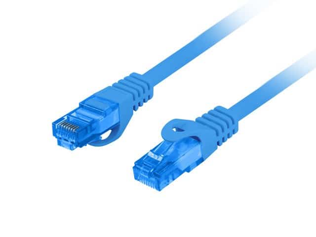 LANBERG PATCHCORD S/FTP KAT.6A 1.5M NIEBIESKI