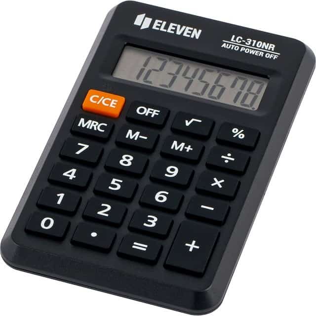 Eleven SLD-100NR - Kalkulator kieszonkowy czarny