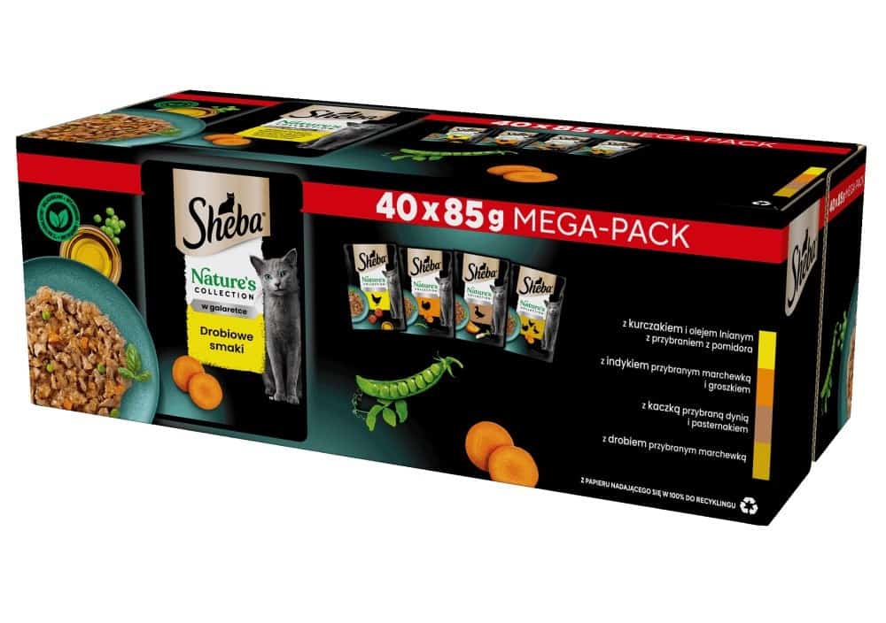 SHEBA Nature's Collection - Drób - Adult - 40x85