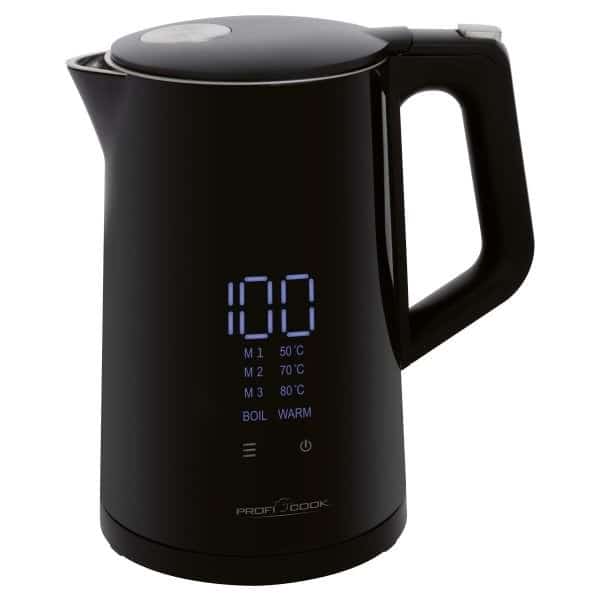 Czajnik elektryczny dotykowy ProfiCook PC-WKS 1243, 1,7 l, 4 ustawienia temperatury