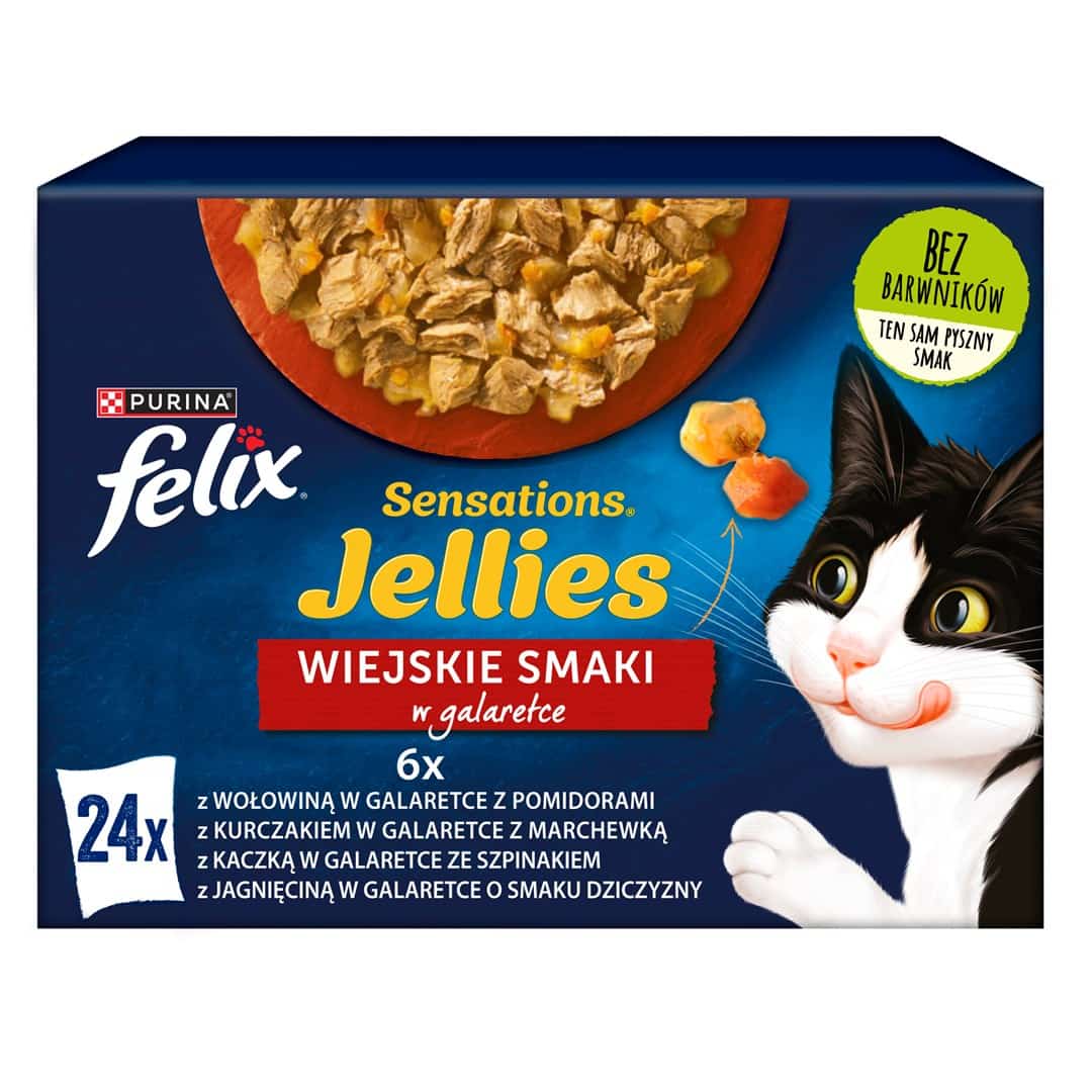 PURINA Felix Sensation: Wiejskie Smaki, 24x85g
