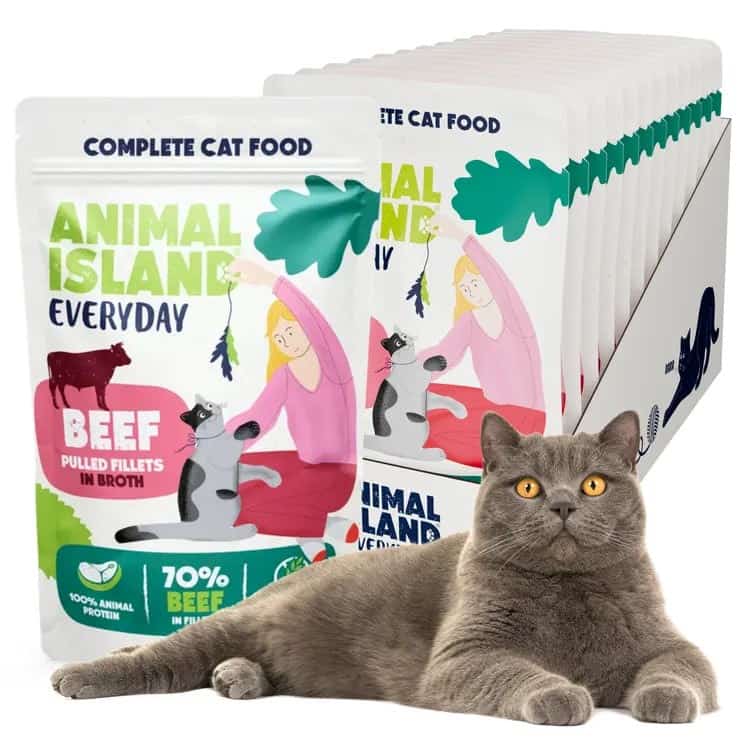 ANIMAL ISLAND Wołowina w Filecie - 12x85g