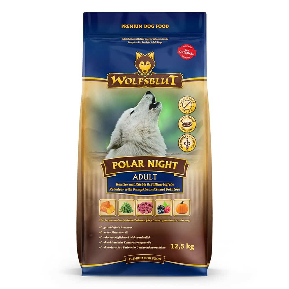 WOLFSBLUT Polar Night Adult 12,5kg - Bezzbożowe, Wrażliwe