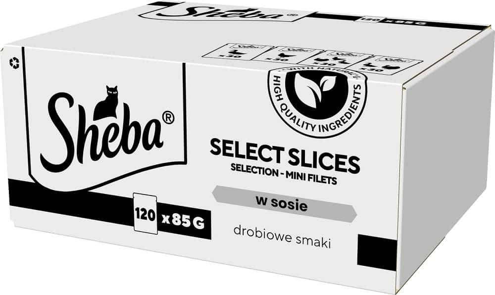 SHEBA Selection Slices Drobiowe 120x85g