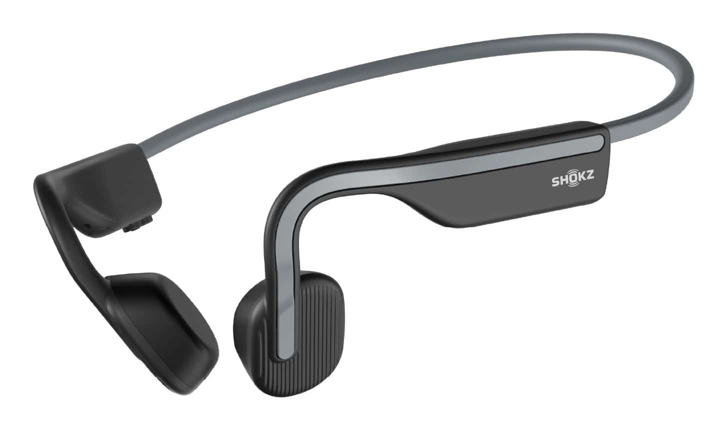 Słuchawki bezprzewodowe kostne Shokz OpenMove USB-C szare