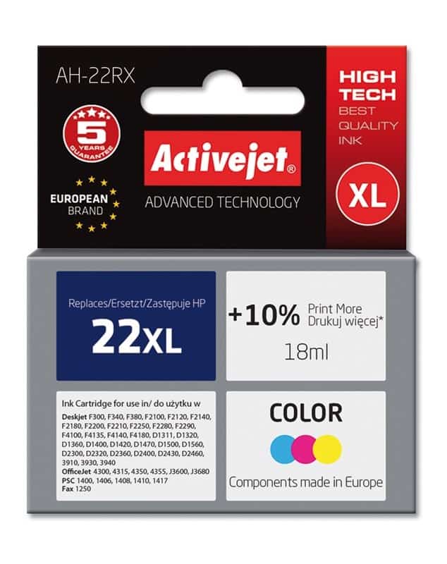 Activejet AH-22RX Tusz, Kompatybilny z HP Deskjet