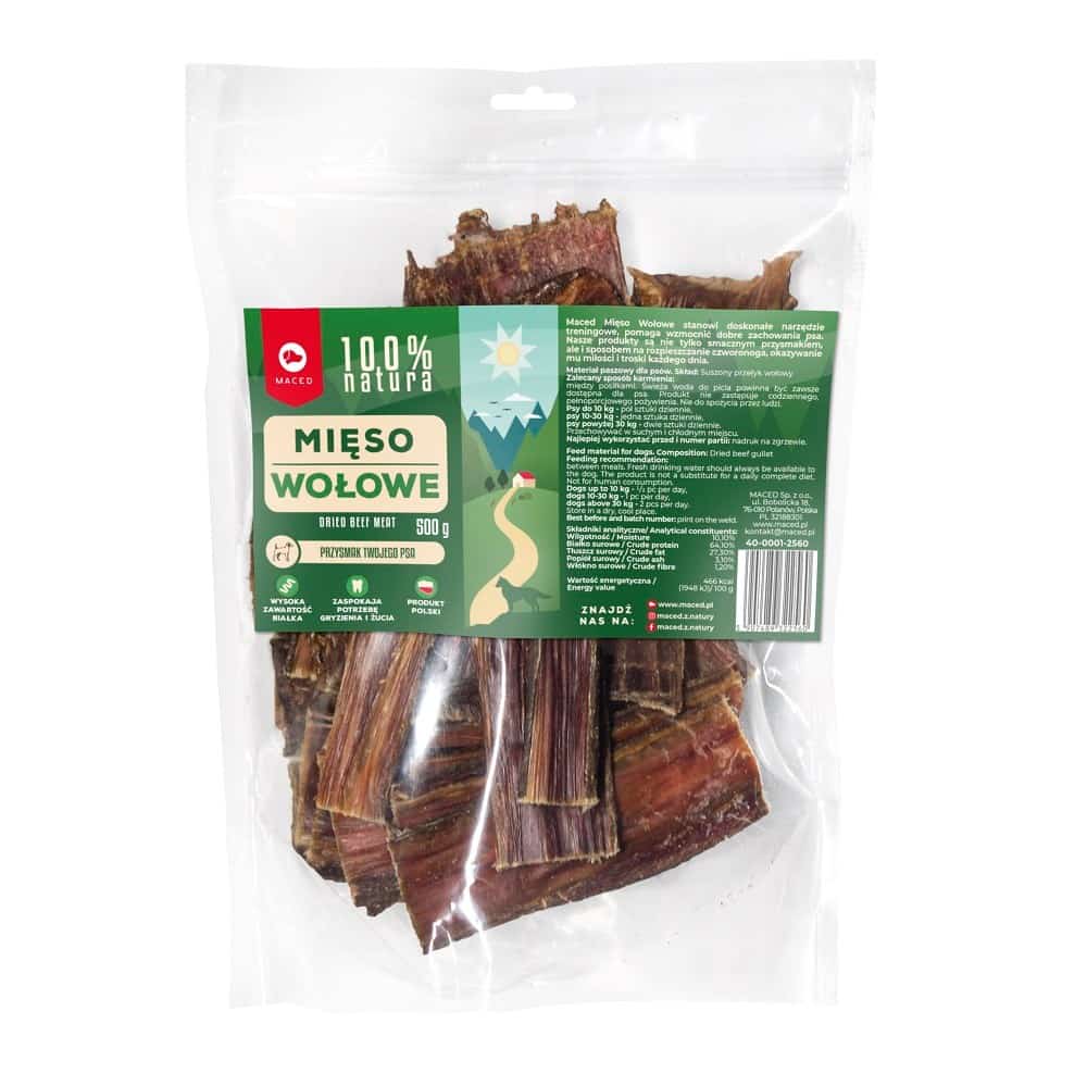 MACED 100% Natura mięso wołowe 500 g