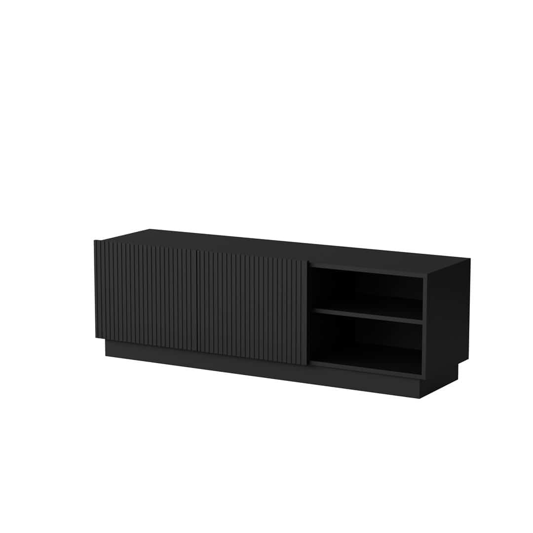 Szafka RTV LIVERTI 150x42x48 czarny
