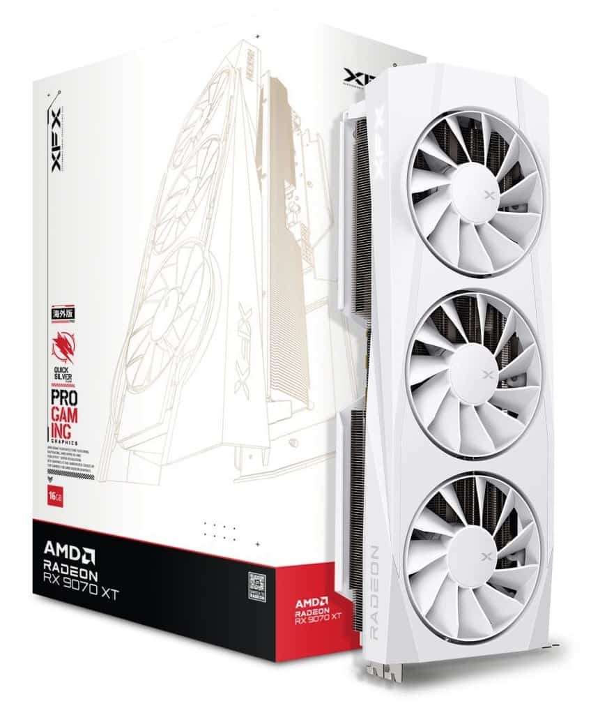 Karta graf. XFX Quicksilver RX 9070XT White Gam 16G