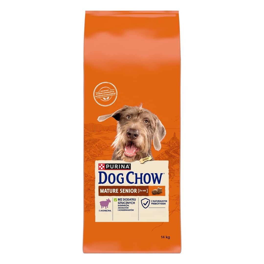 PURINA Dog Chow Mature Senior z jagnięciną - 14 kg