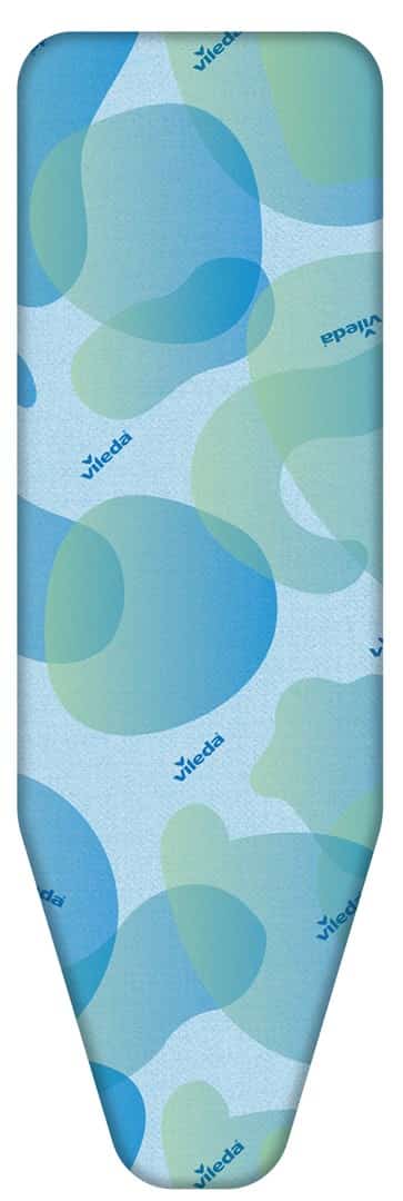 Pokrowiec na deskę Vileda Premium 2in1 - Niebieski, Zielony - 1300 x 450 mm