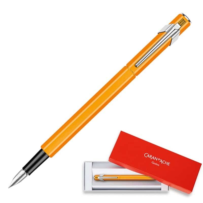 Caran d’Ache Pióro wieczne 849 Fluo Line, kolor pomarańczowy
