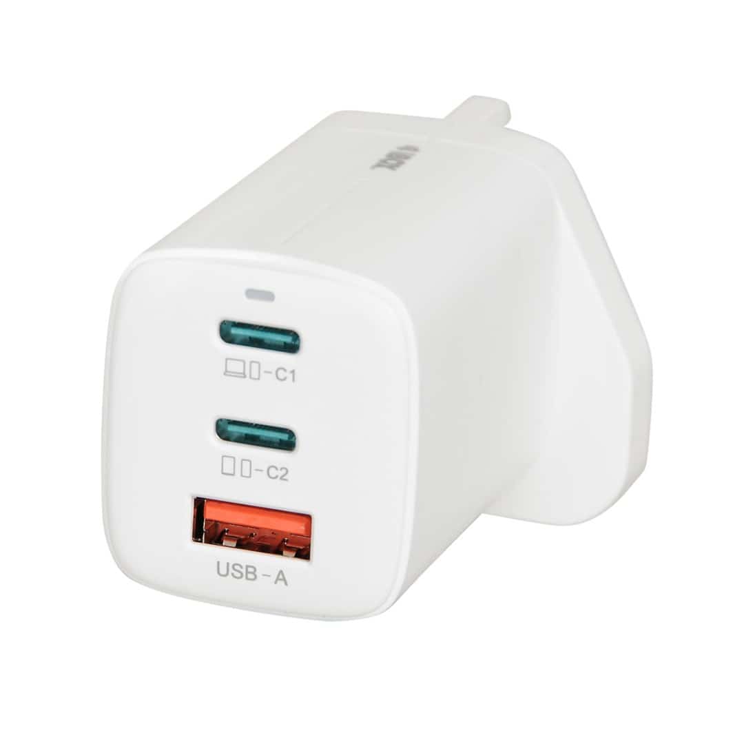 ŁADOWARKA SIECIOWA I-BOX C-65 GAN PD65W, BIAŁA