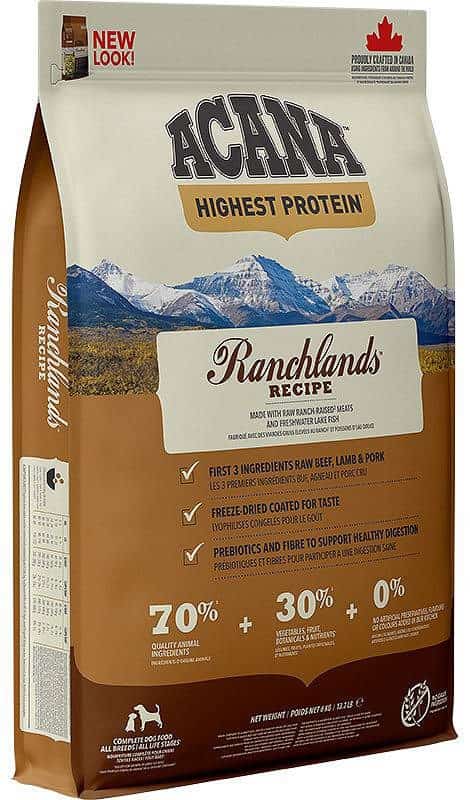 ACANA Highest Protein Ranchlands Dog - 6 kg