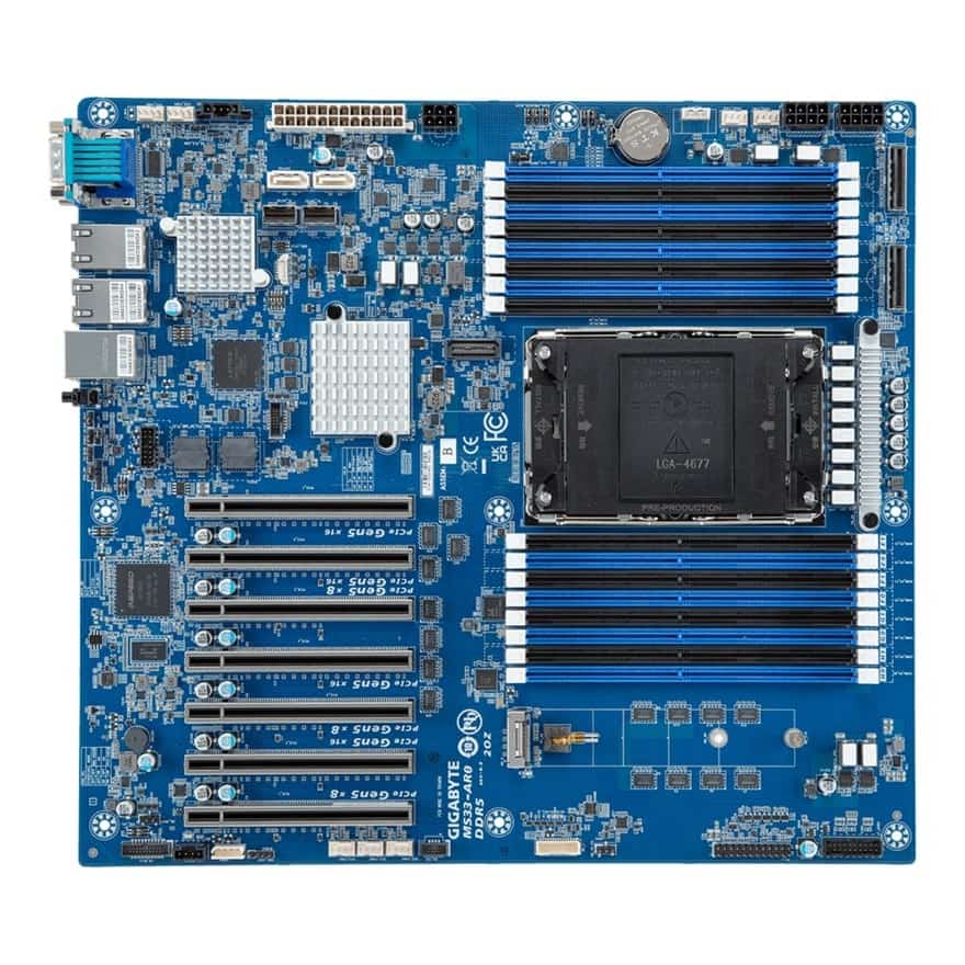 Płyta główna Gigabyte MS33-AR0 LGA4677 Intel Xeon