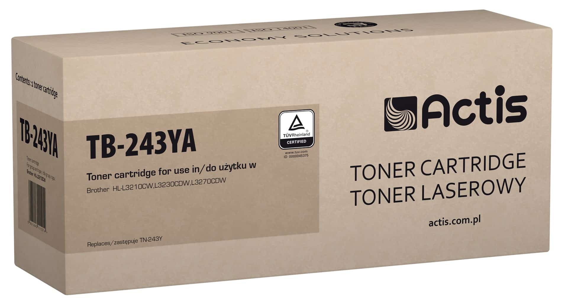 Actis TB-243YA Toner - Zamiennik Brother TN-243Y